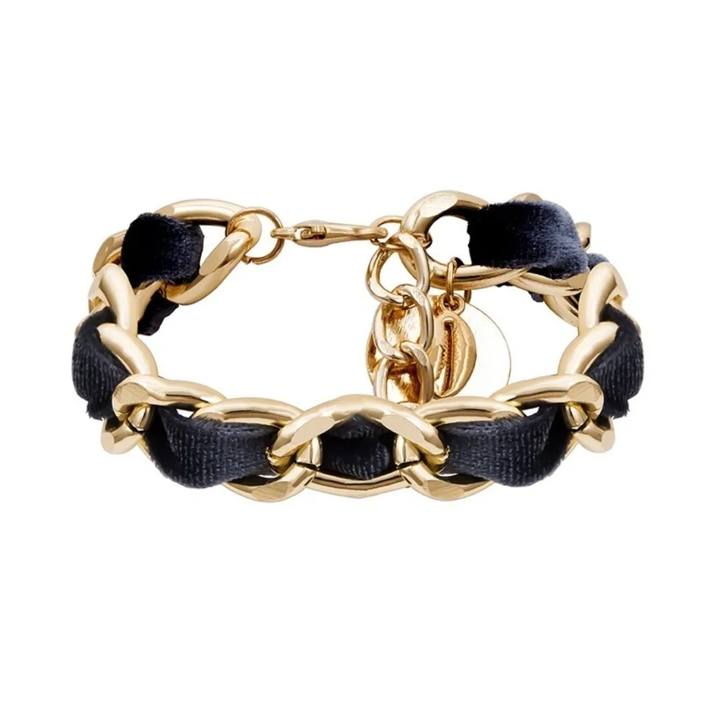 *IMOGEN* 3-Pc Gold Chain Fashion Bracelet Set
